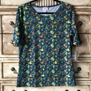 ♦️2/$30 LuLaRoe Gigi Fitted Top Floral